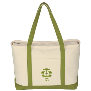 Large Starboard Cotton Canvas Tote Bag