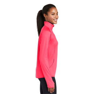 Sport-Tek® Ladies Sport-Wick® Stretch 1/2-Zip Pullover